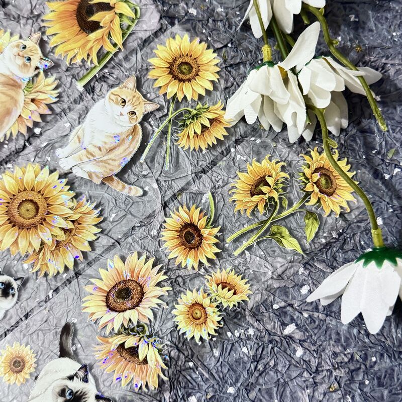 QYマステ8月新作Sunflower Haven 6cm×5M 貝殻光