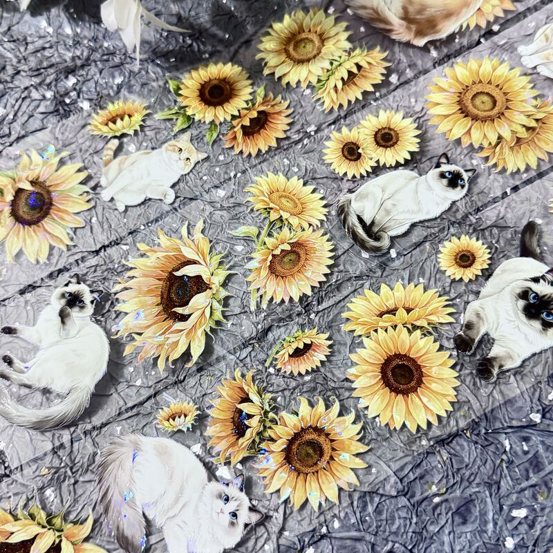 QYマステ8月新作Sunflower Haven 6cm×5M 貝殻光