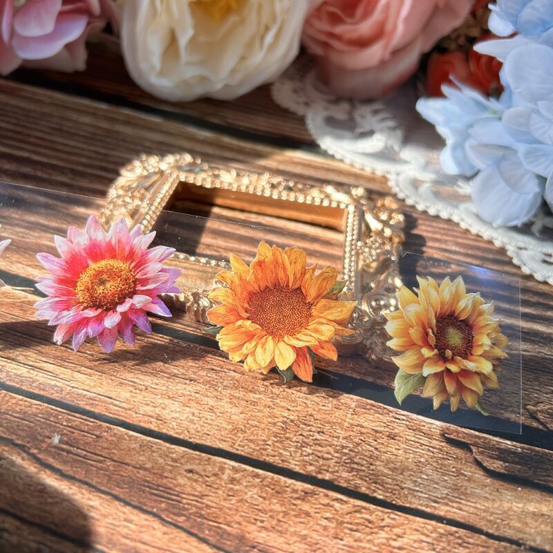 QYマステ2月新作Sunflower 4cm×5M PET