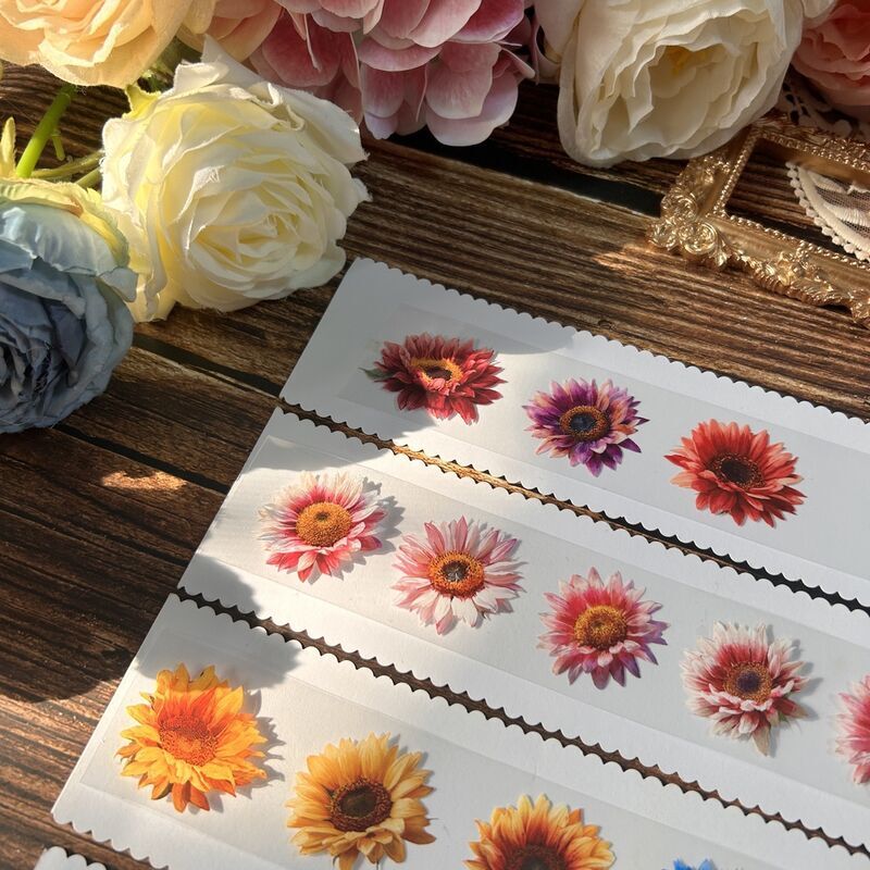 QYマステ2月新作Sunflower 4cm×5M PET