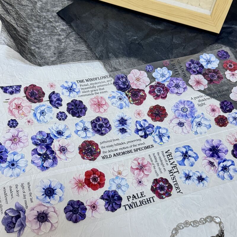 QYマステ10月新作Velvet Anemone 6cm×5M 貝殻光