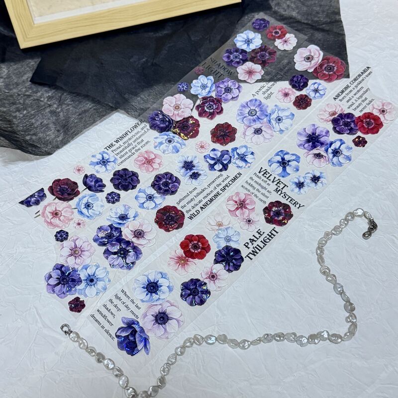 QYマステ10月新作Velvet Anemone 6cm×5M 貝殻光