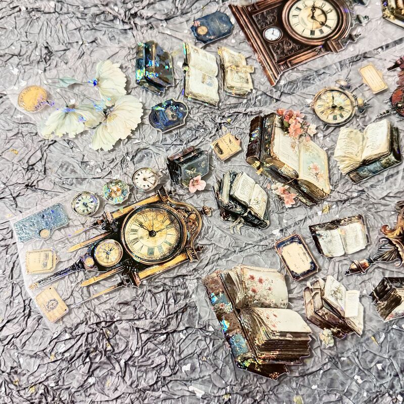 QYマステ8月新作Vintage Hour 6cm×5M 貝殻光