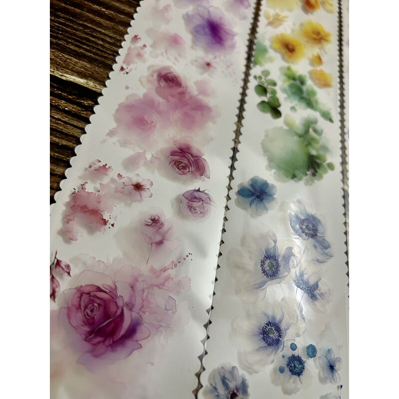 QYマステ8月新作☆Wetty Flowers PET