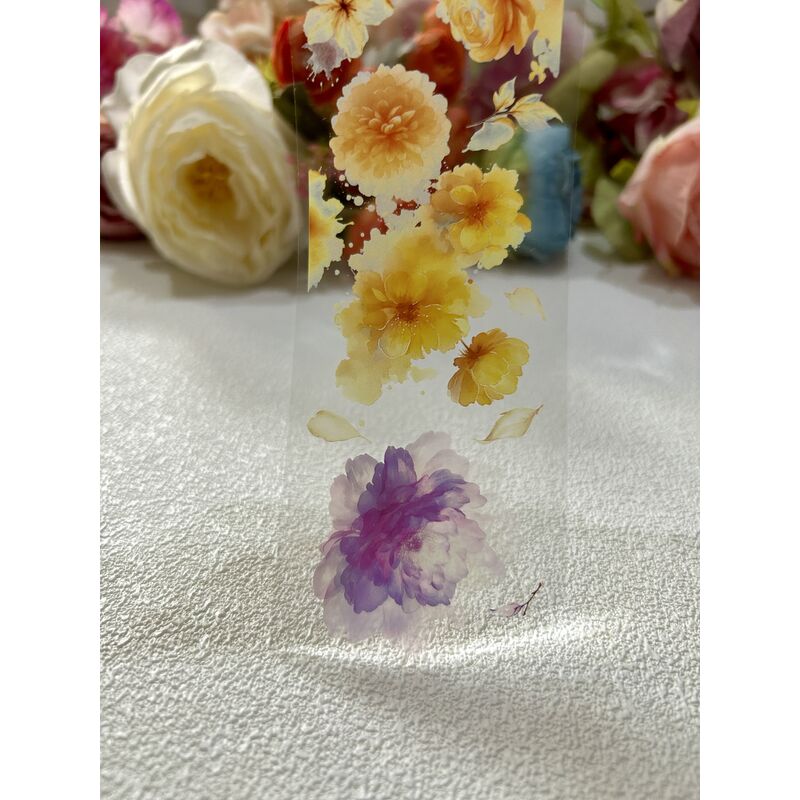 QYマステ8月新作☆Wetty Flowers PET