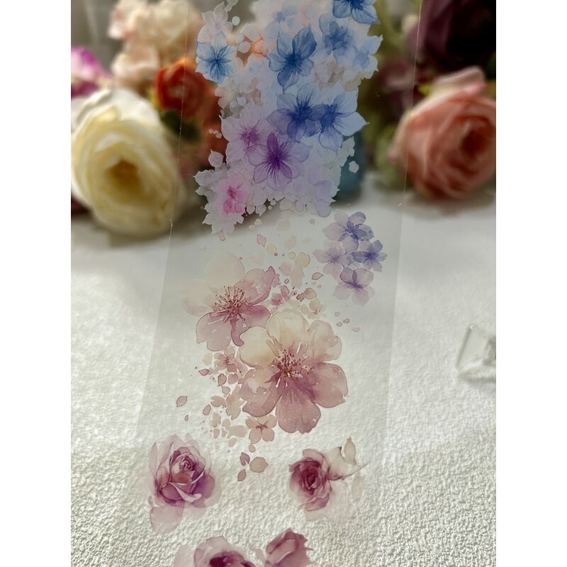 QYマステ8月新作☆Wetty Flowers PET