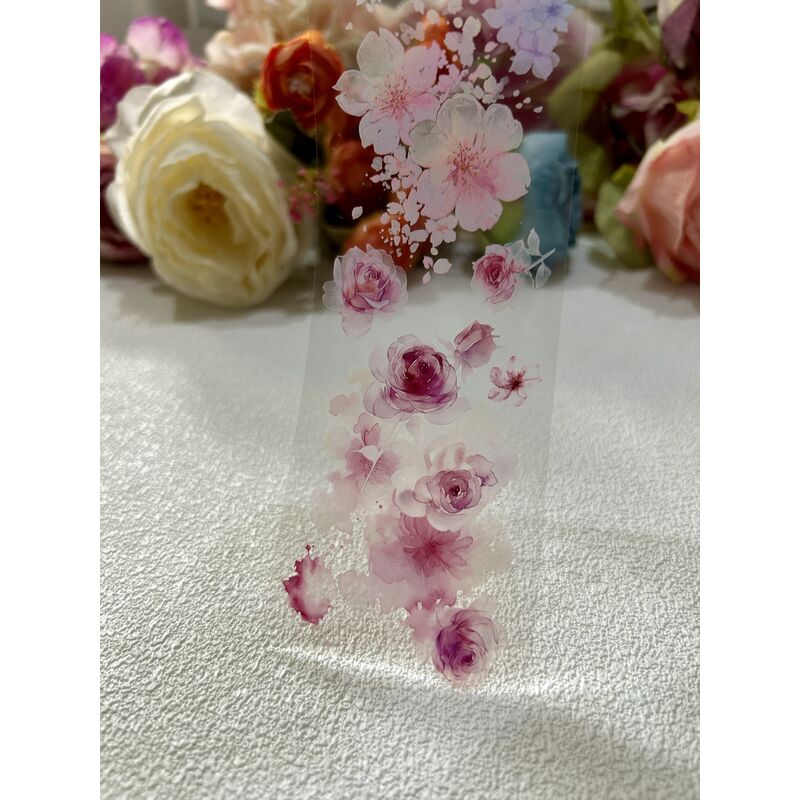 QYマステ8月新作☆Wetty Flowers PET