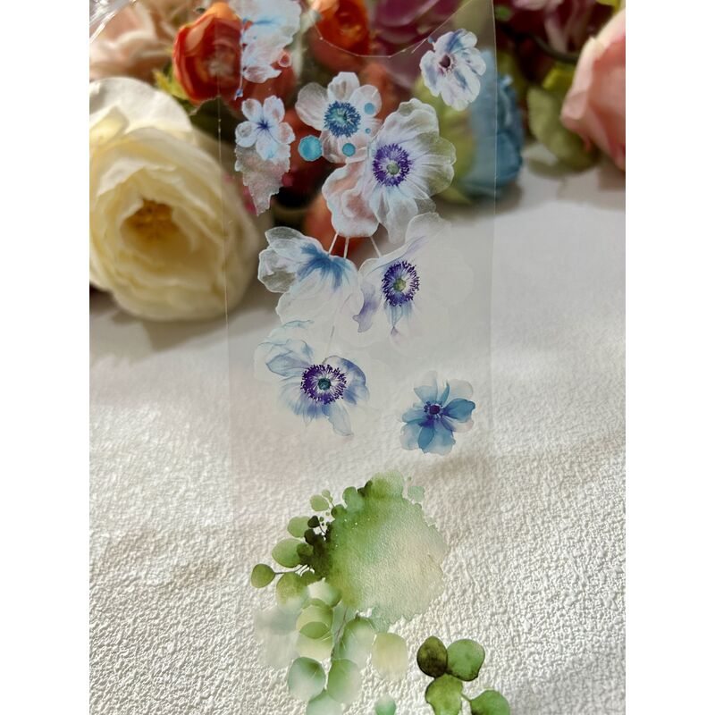 QYマステ8月新作☆Wetty Flowers PET