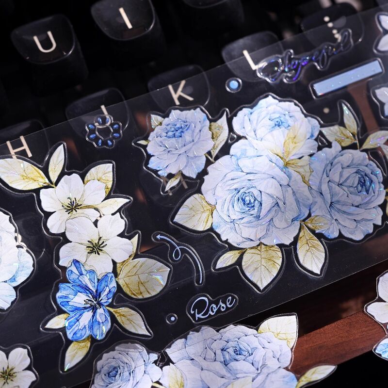 XBマステ涧石蓝【貝殻光・型抜き】5.5cm×6M(150cmループ)