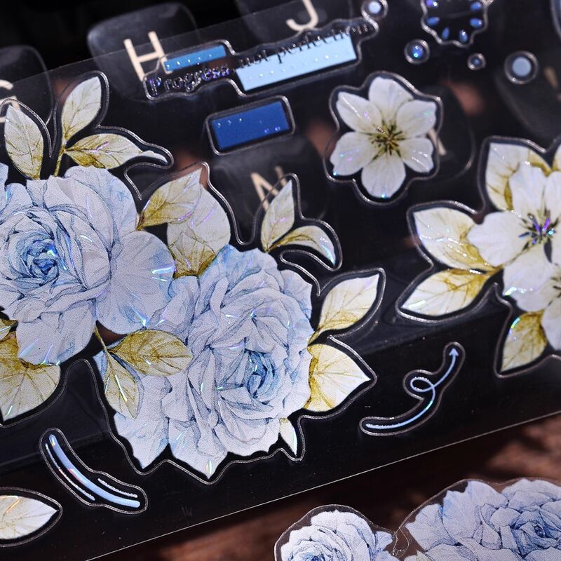 XBマステ涧石蓝【貝殻光・型抜き】5.5cm×6M(150cmループ)