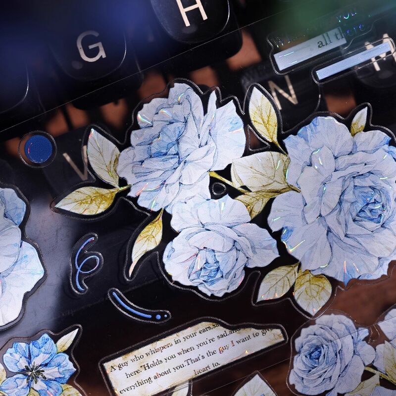 XBマステ涧石蓝【貝殻光・型抜き】5.5cm×6M(150cmループ)