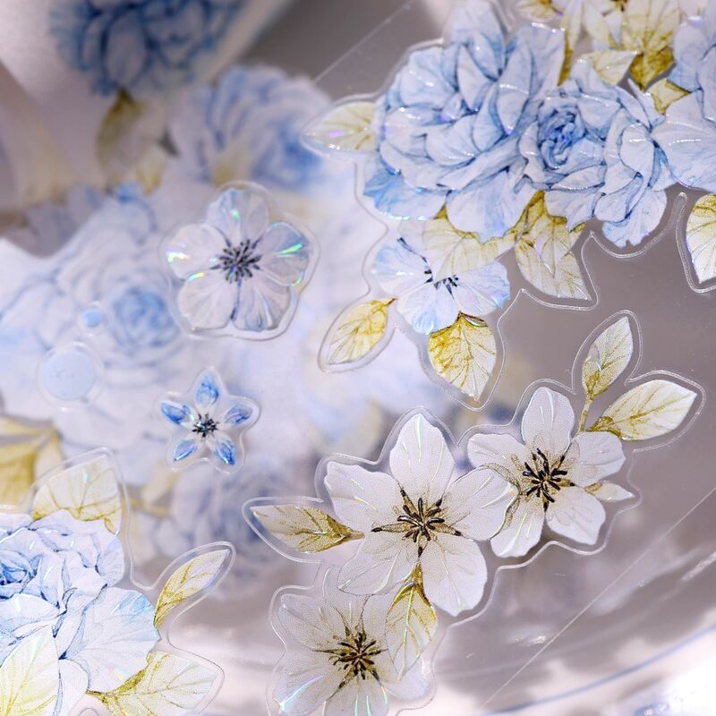 XBマステ涧石蓝【貝殻光・型抜き】5.5cm×6M(150cmループ)