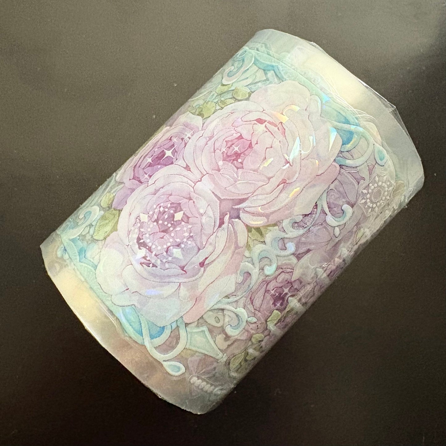 海外マスキングテープ花籠6cm×5M（5色5Mループ）貝殻光