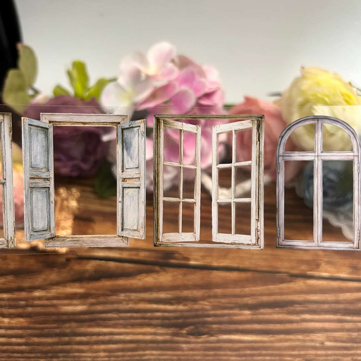 QYマステ11月新作wooden window PET